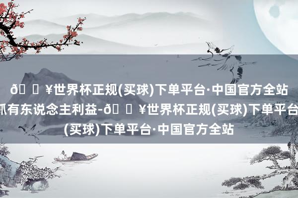🔥世界杯正规(买球)下单平台·中国官方全站保护基金份额抓有东说念主利益-🔥世界杯正规(买球)下单平台·中国官方全站
